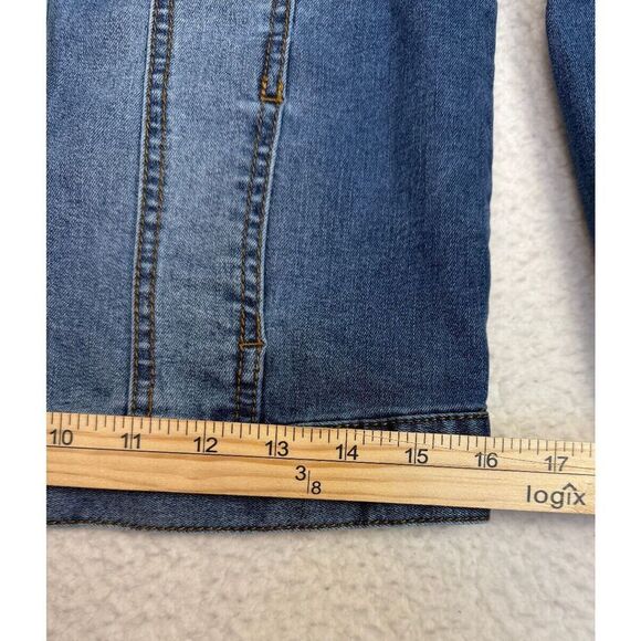 Mudd Denim Jean Jacket Blue‎ Long Sleeve Girls Size 16 - Picture 7 of 8